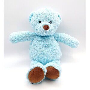 Jesse & LuLu Bear Plush 14" Stuffed Animal Baby Toy Soft Lovey Blue